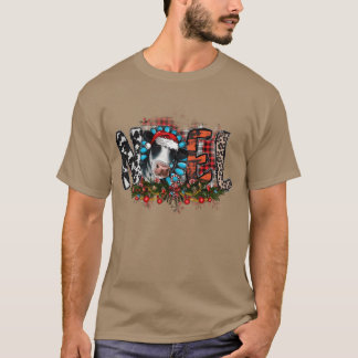 Camiseta Familia navidad Vaca