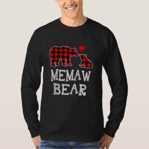 Camiseta Familia Navidades De Búfalo De Oso De Memoria Paja
