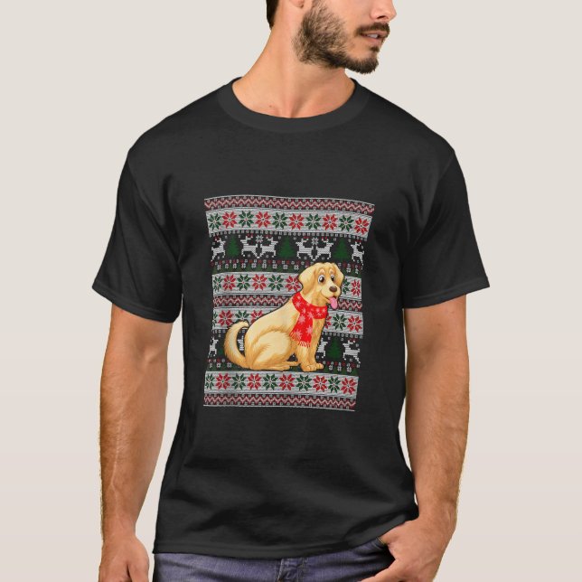 Camiseta Familia Navidades Lover Golden Retriever (Anverso)