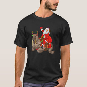 Camiseta Familia navideña coincide con el gracioso león C d