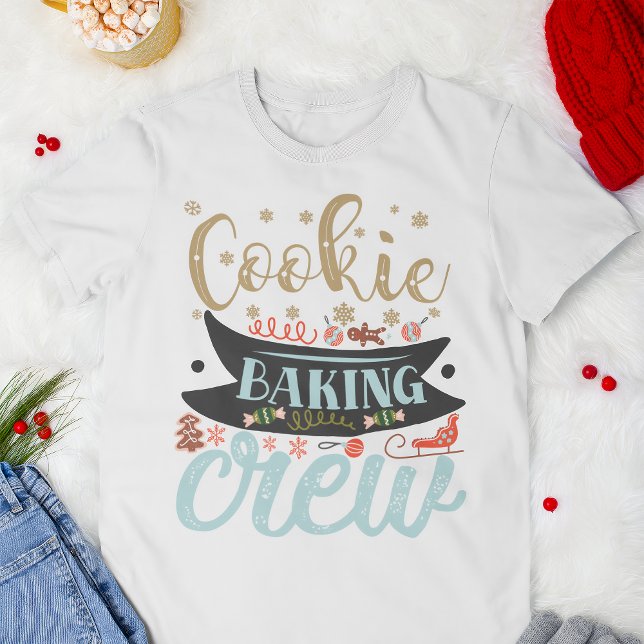 Camiseta Familia navideña Navidades de Cookie Baking (Subido por el creador)