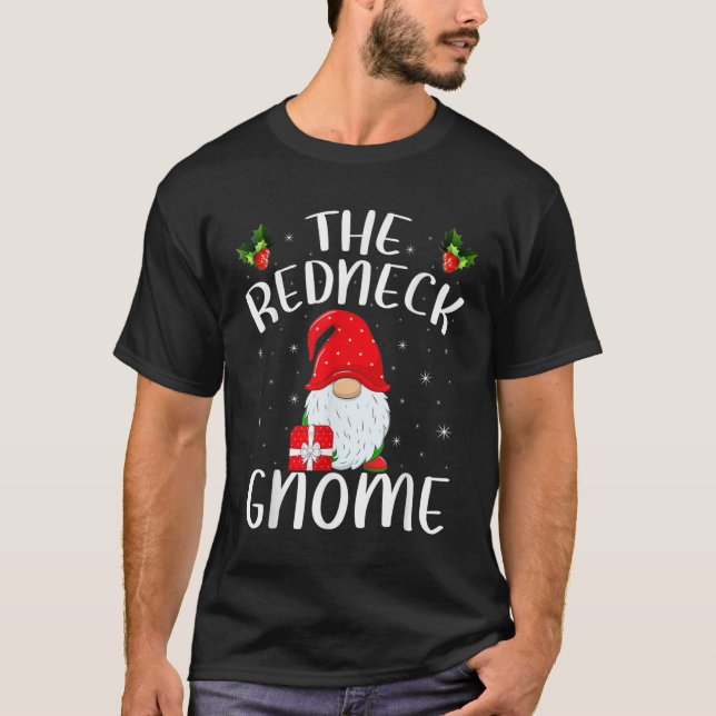 Camiseta Familia navideña navideña coincidiendo con el Gnom (Anverso)