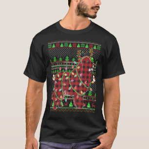 Camiseta Familia navideña que compite con los renos Fea Gra