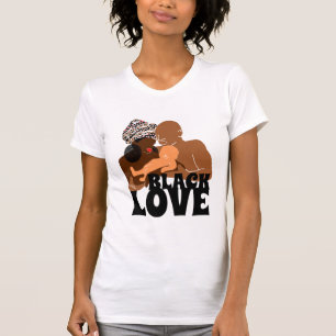 Camiseta Familia Negra Marrón Amor Negro