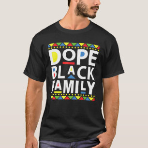 Camiseta Familia Negra se reúne en una reunión afroamerican
