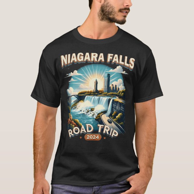 Camiseta Familia Niagara Falls Road Trip 2024 (Anverso)