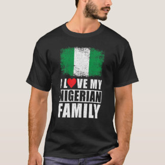 Camiseta Familia Nigaria Que Amo Mi Familia Nigaria Nigeria