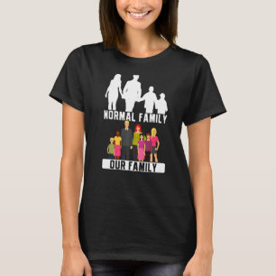 Camiseta Familia normal Adopción del cuidado de los padres