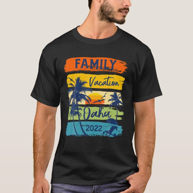 Camiseta Familia Oahu Hawaii Hawaii 2022 (Anverso)