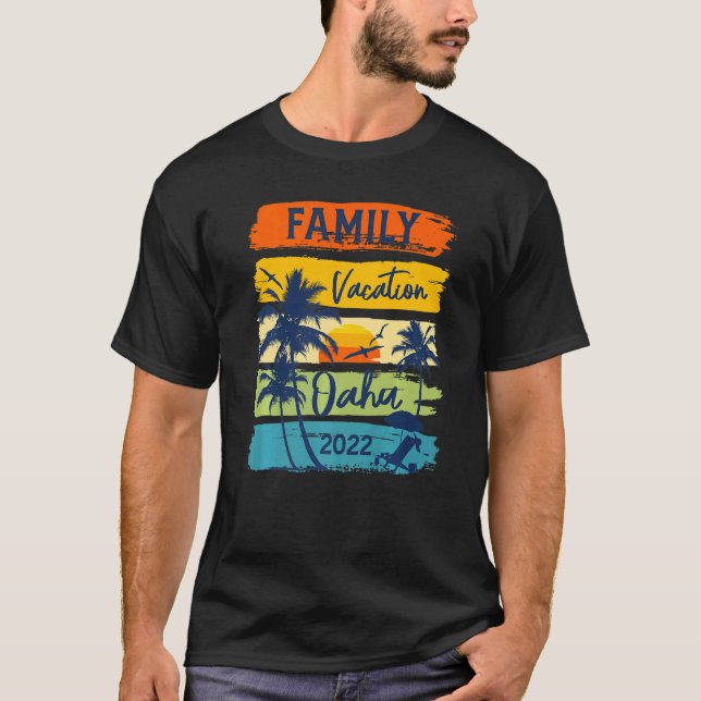 Camiseta Familia Oahu Hawaii Hawaii 2022 (Anverso)