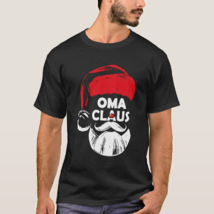Camiseta Familia Oma Claus Pajama Concuerda Con Navidad