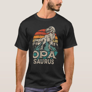 Camiseta Familia Opasaurus Dinosaur Abuelo Opa Saurus Fathe