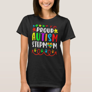 Camiseta Familia Orgullosa de Autismo Madastra Amor Autismo