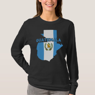 Camiseta Familia orgullosa y bandera patriótica del país Gu