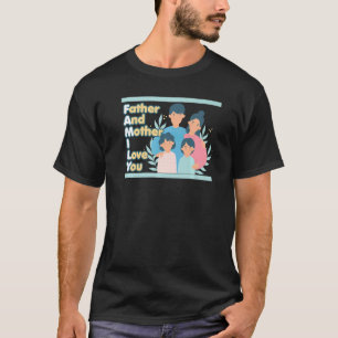 Camiseta FAMILIA Padre Y Madre Amor Orgulloso De Adopción