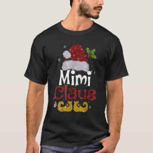Camiseta Familia Pajama de Navidades Shirt de Mimi Claus