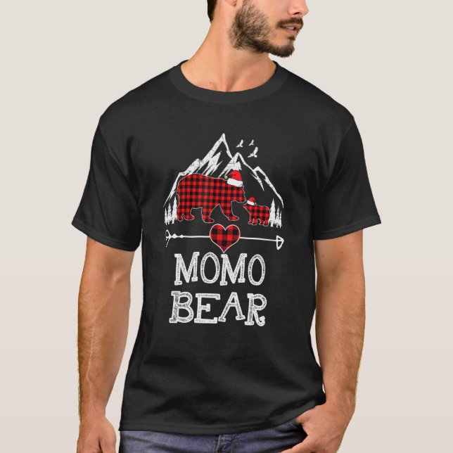 Camiseta Familia Pajama de oso momo de piel roja (Anverso)