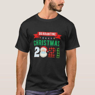 Camiseta Familia Pajamas de Santa Navidades Cuarentena Funn