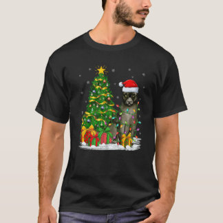 Camiseta Familia Panther Lover Xmas coincidiendo con Santa 