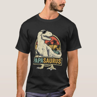 Camiseta Familia Papasaurus T Rex Dinosaur Papa Saurus