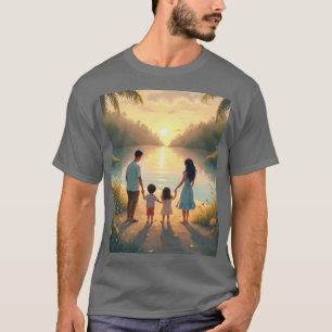 Camiseta Familia para siempre: El amor nos une