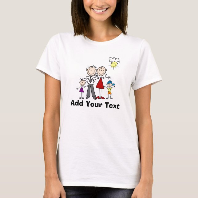 Camiseta Familia personalizada (Anverso)