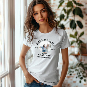 Camiseta Familia personalizado Orgullosa madre del graduado