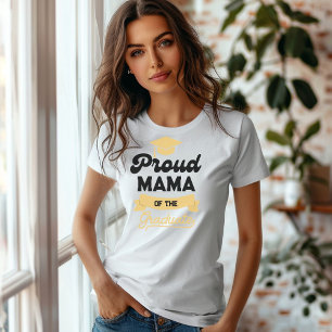 Camiseta Familia personalizado Orgullosa Mamá del Graduado