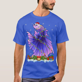 Camiseta Familia Pesquera Que Coincide Con Santa Betta Fish