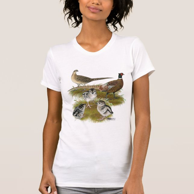Camiseta Familia Pheasant Ringneck (Anverso)
