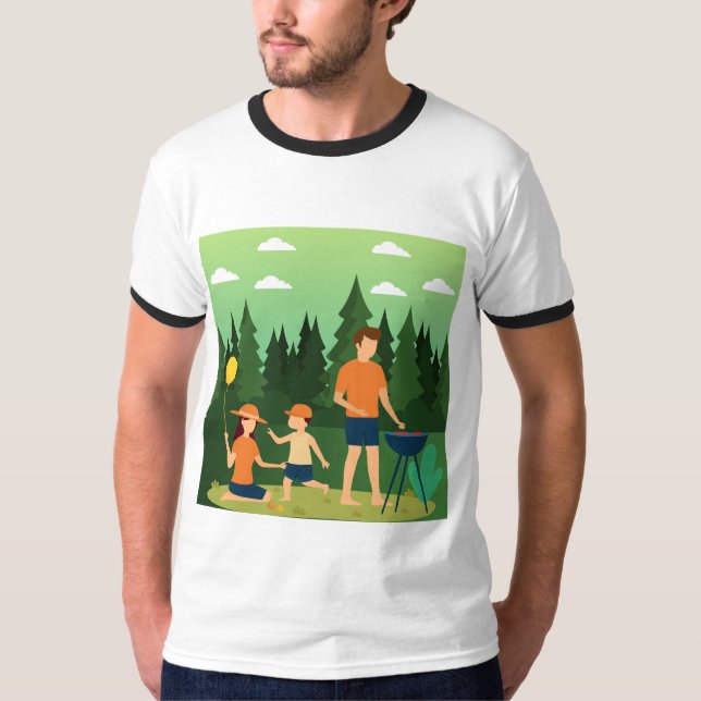 CAMISETA FAMILIA PICNIC (Anverso)