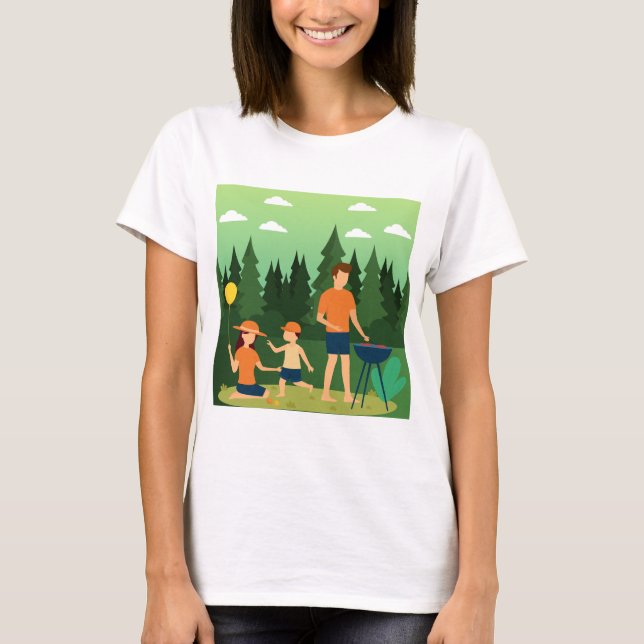 CAMISETA FAMILIA PICNIC (Anverso)
