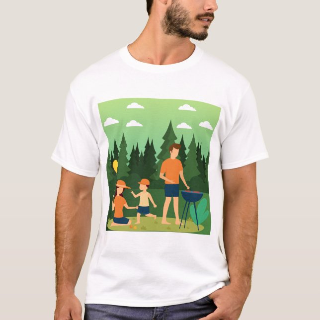 CAMISETA FAMILIA PICNIC (Anverso)