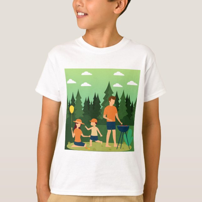 CAMISETA FAMILIA PICNIC (Anverso)
