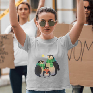 Camiseta Familia Pingüino navidad - Familia Pingüino Cute