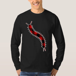 Camiseta Familia Pj Centipede Red Buffalo Plaid Worm