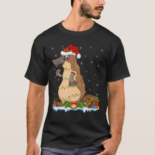 Camiseta Familia Platypus Lover coincidiendo con Santa Hat 
