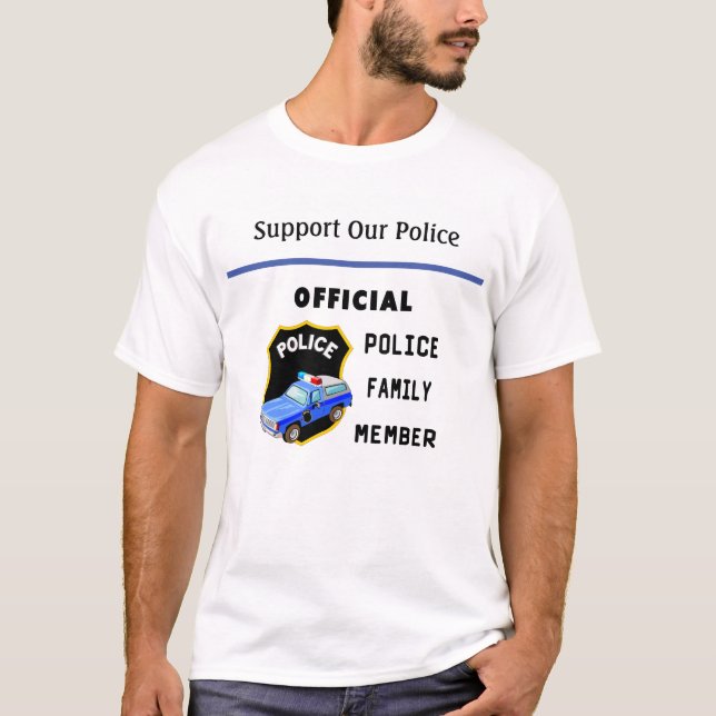 Camiseta Familia Policial Oficial  (Anverso)