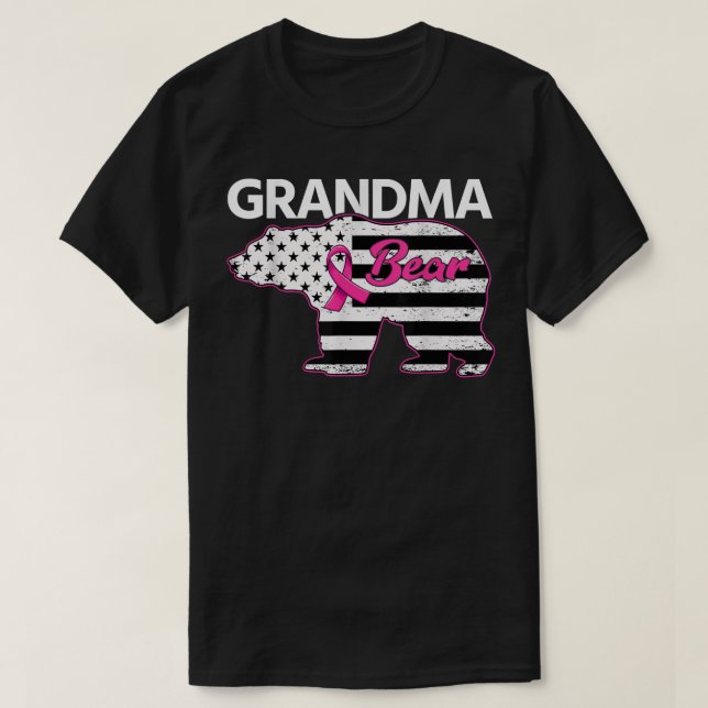 Camiseta Familia Que Coincide Con Tee Abuela Con Cáncer De  (Diseño del anverso)