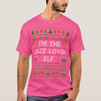 Camiseta Familia Que Coincide Fea Yo Soy El Jazz Lover Elf 