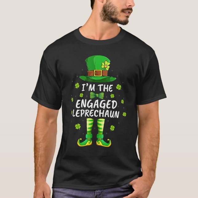 Camiseta Familia Que Coincide Yo Soy El Leprechaun St Patr (Anverso)