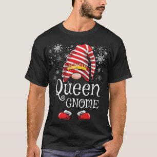 Camiseta Familia Queen Gnome Gnomes Navidades divertidos