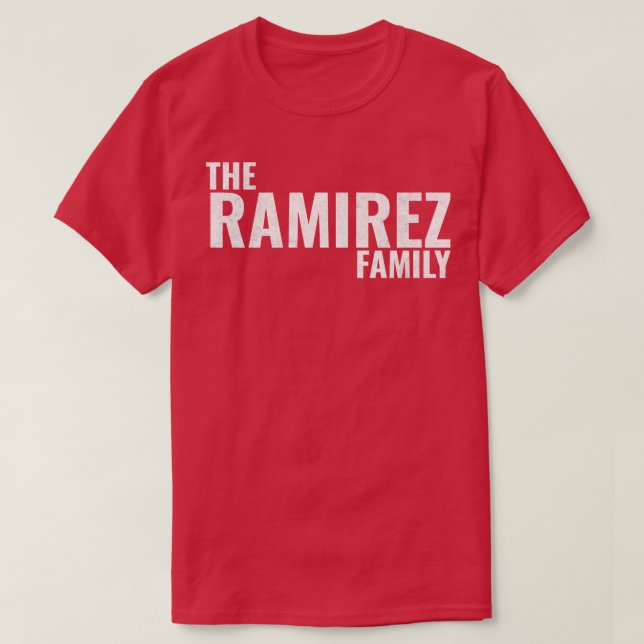 Camiseta Familia Ramírez Apellido Ramírez (Diseño del anverso)