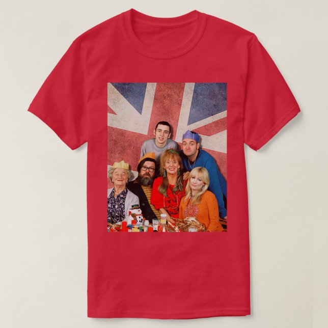 Camiseta Familia real Mejor diseño de comedia británica (Diseño del anverso)