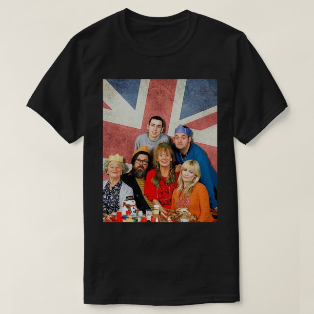 Camiseta Familia real Mejor diseño de comedia británica (Diseño del anverso)