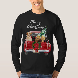 Camiseta Familia recuperadora de Labrador Navidades de cami