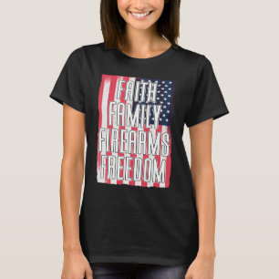 Camiseta Familia religiosa Armas de fuego Libertad Patrióti