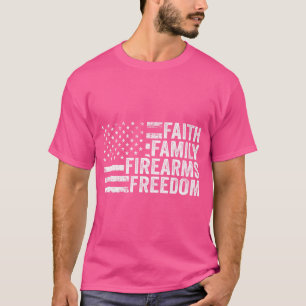 Camiseta Familia religiosa - Libertad de armas de fuego - P