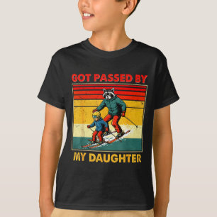 Camiseta Familia Retro De Esquí Pateada Por Mi Hija Deporte