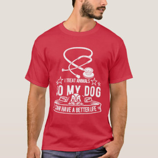 Camiseta Familia retro de perro asistente de veteranos